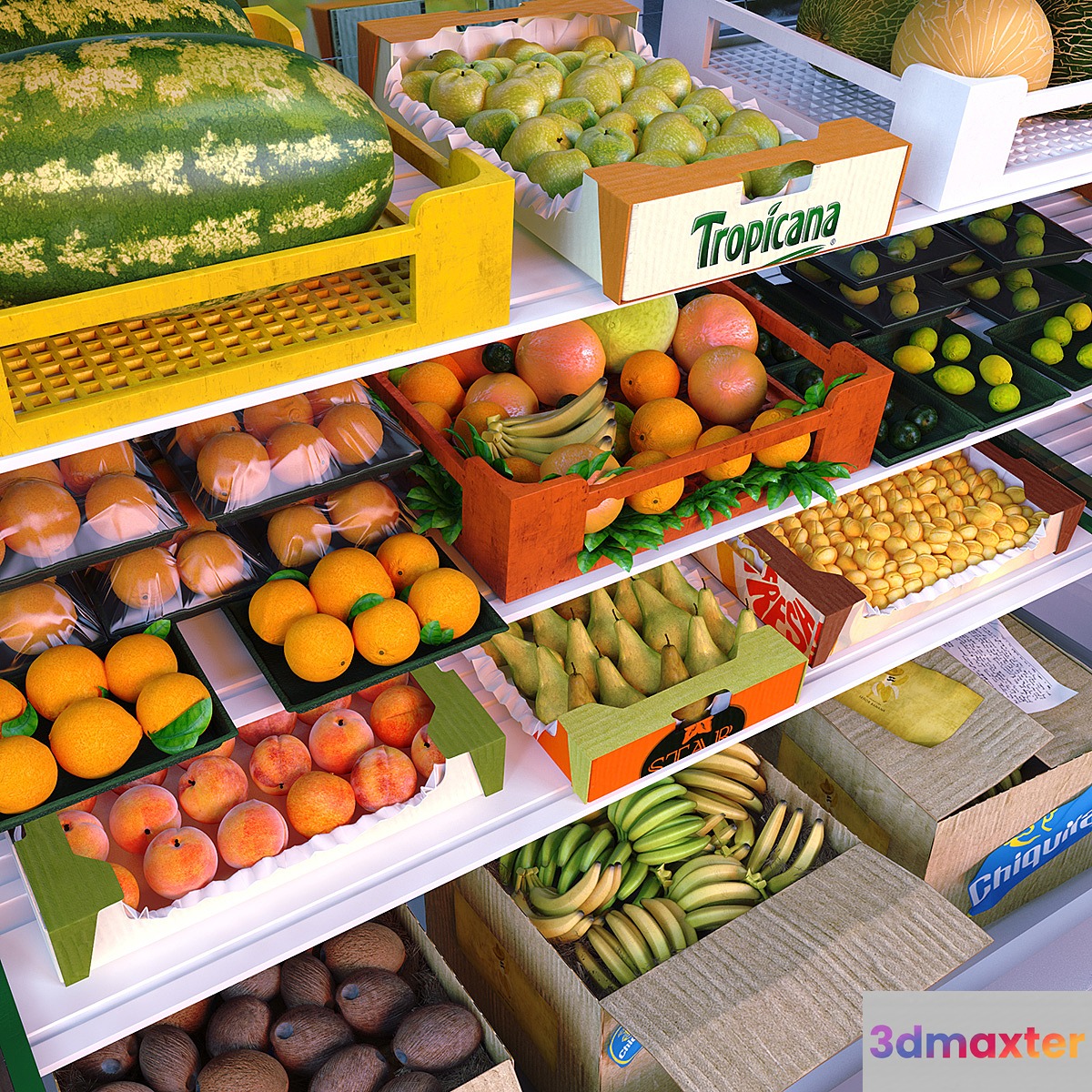 kit environment for the store: fruit department - No.4