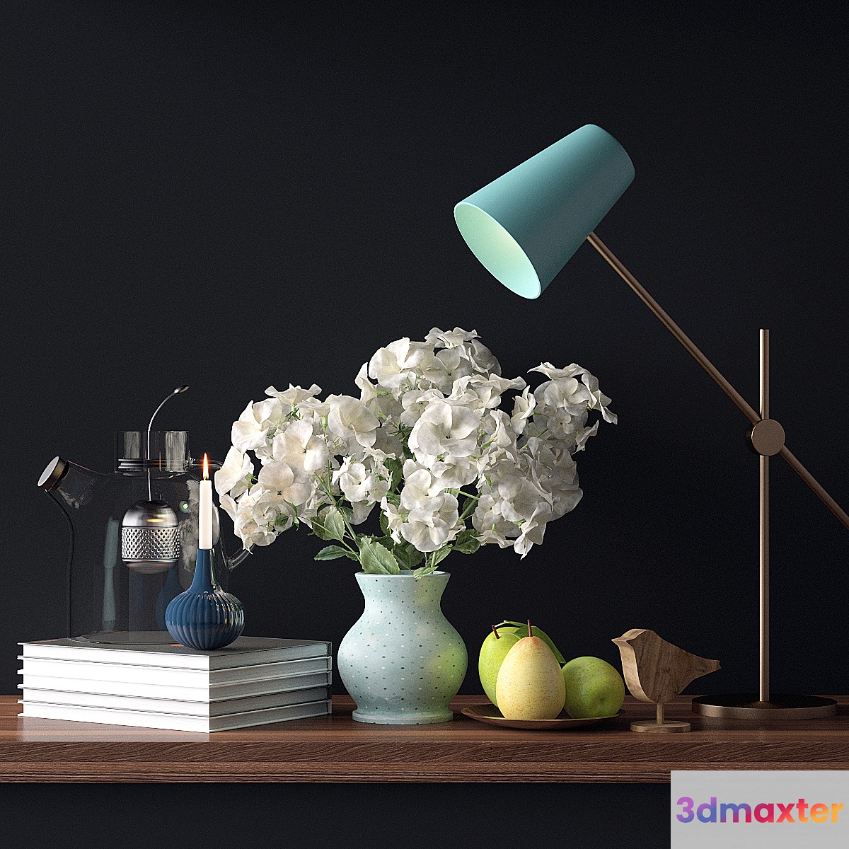 Decorative set flowers