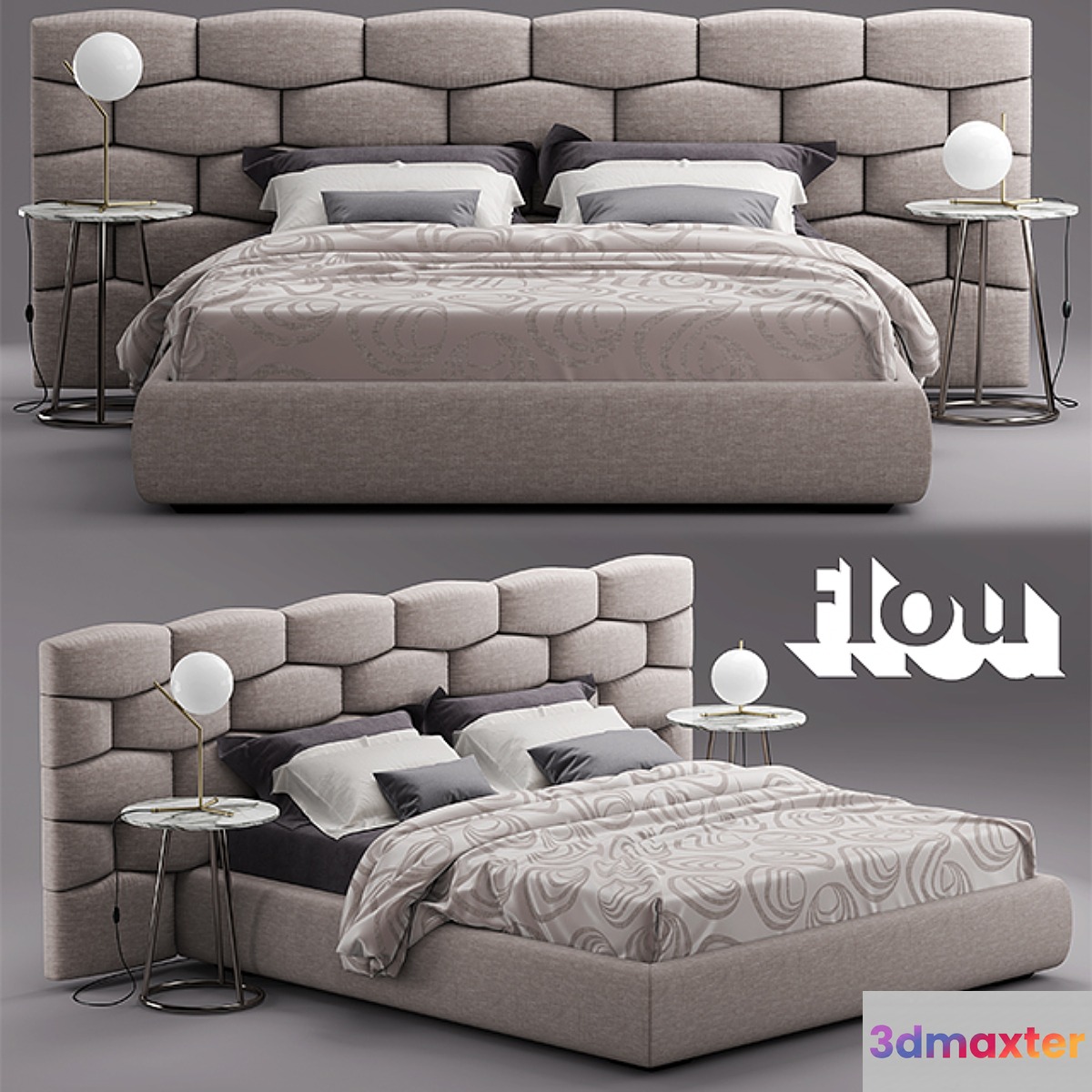 Bed Flou MAJAL Bed