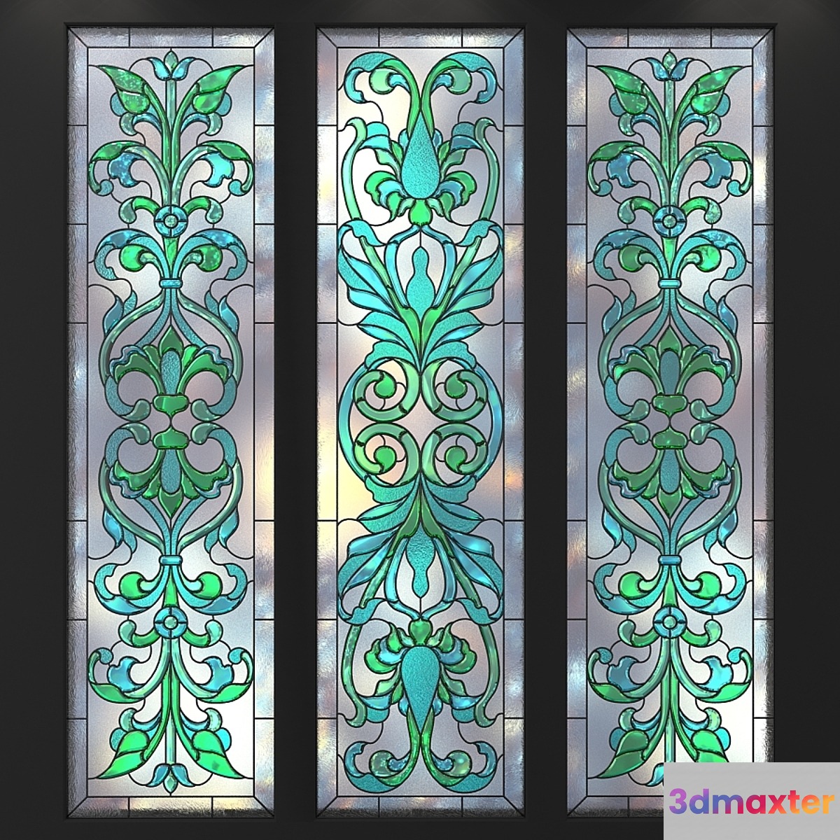 stained-glass window - No.2 3D Max