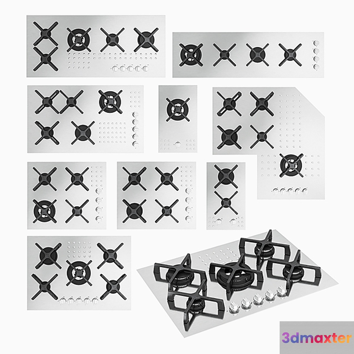 BARAZZA SET 16 3D Max
