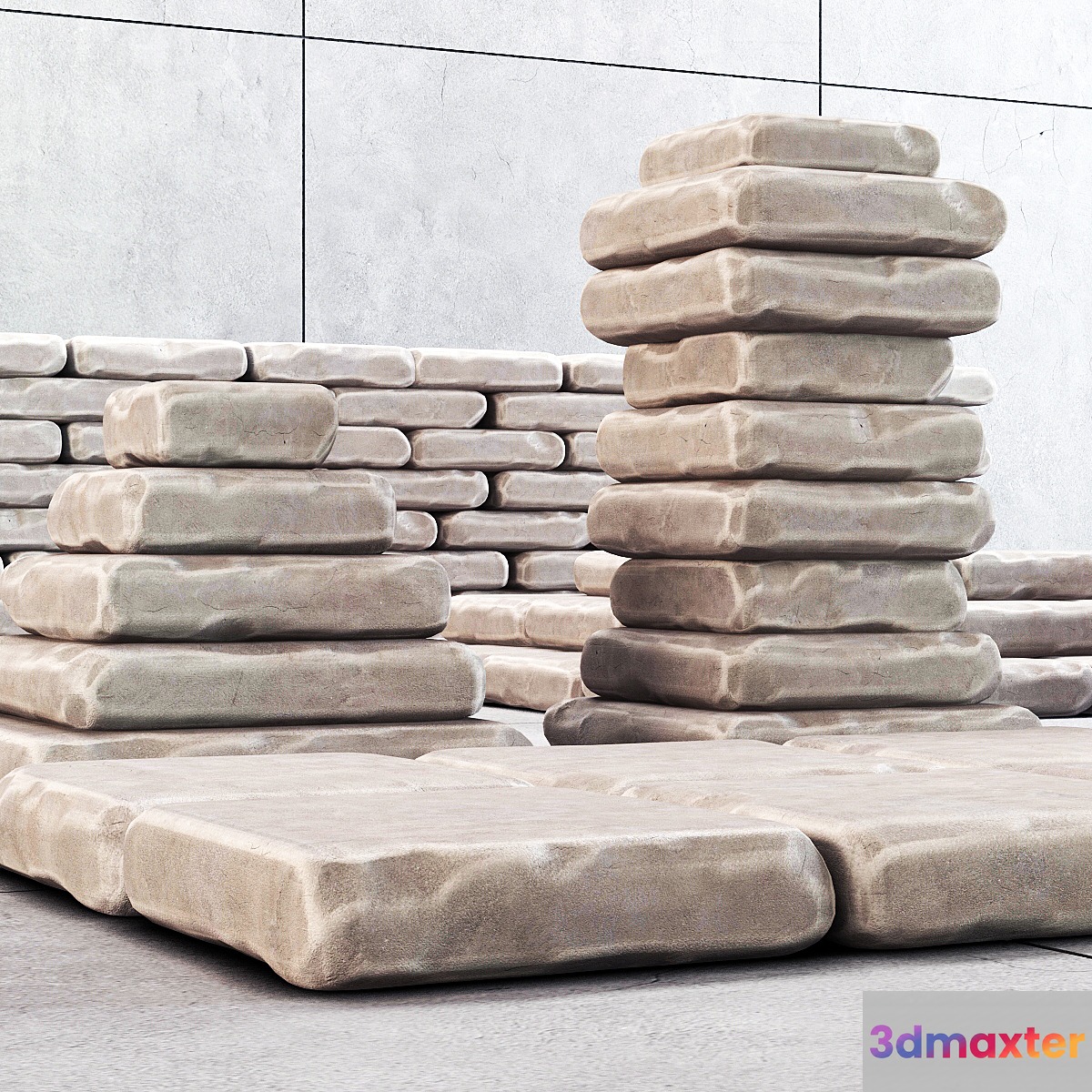 Stone decor plates - No.2
