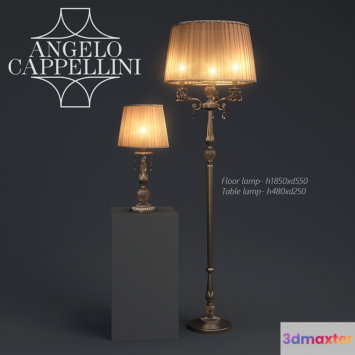 Floor lamp & Table lamp Angelo Cappellini