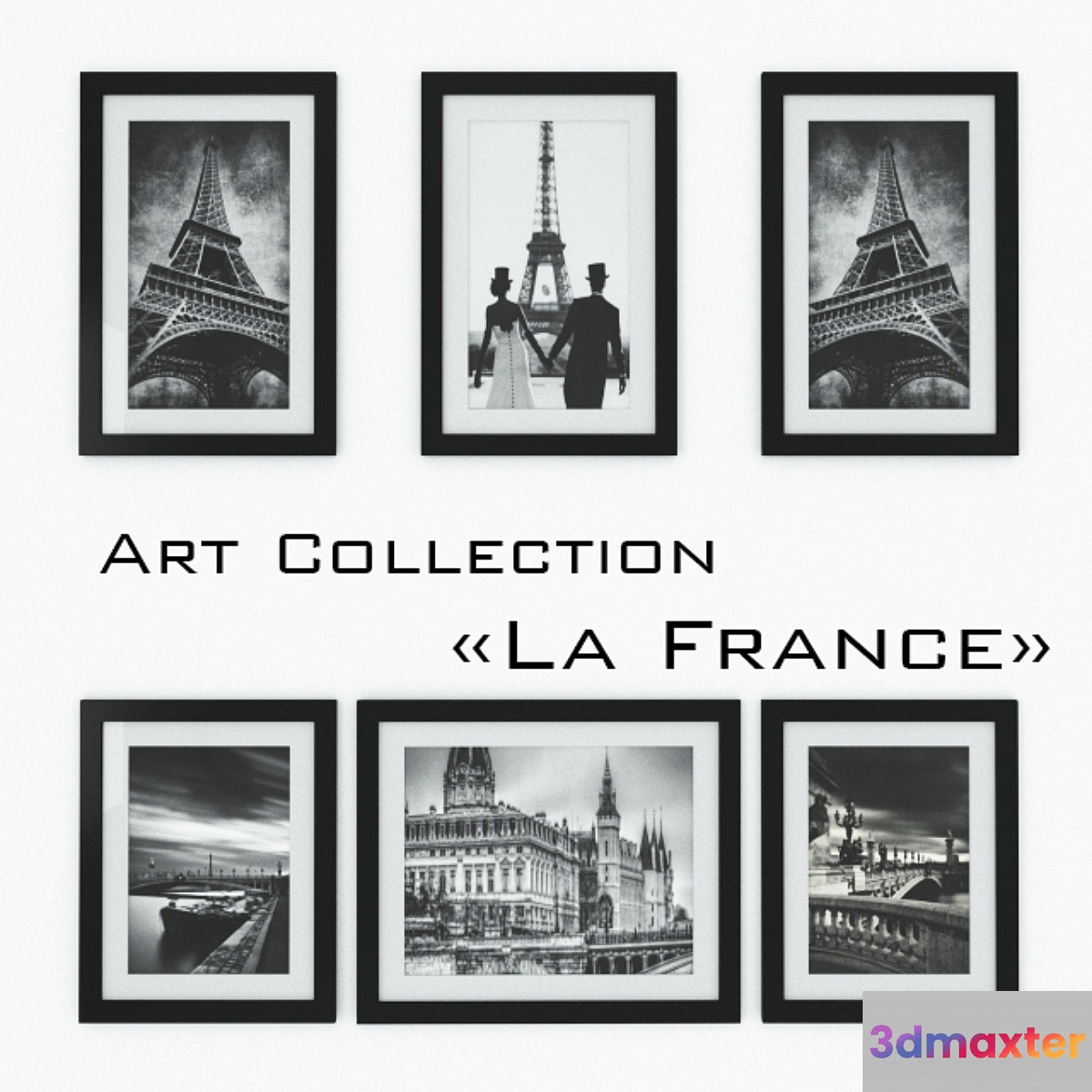 A collection of photo-paintings La France