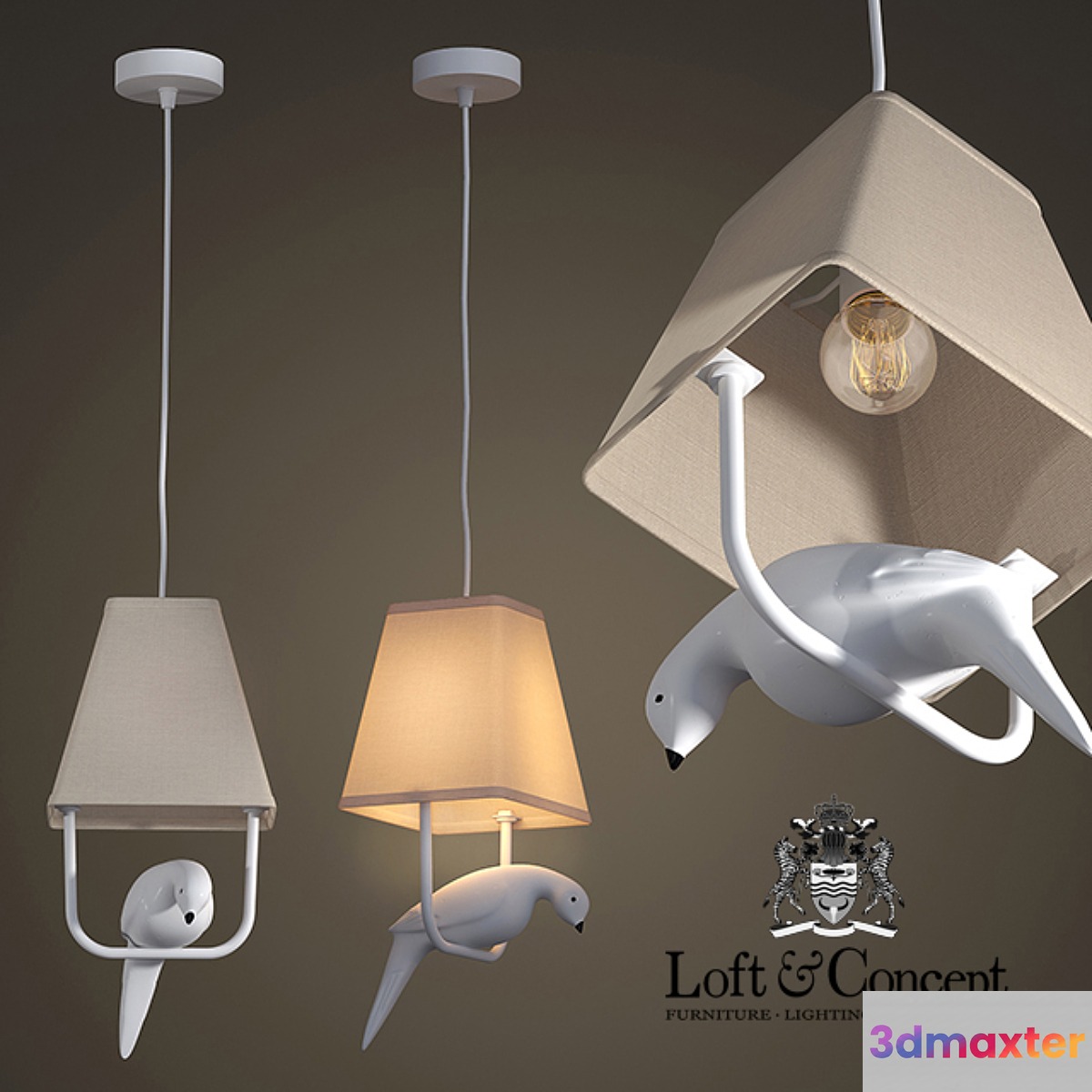 Chandelier Bird 1