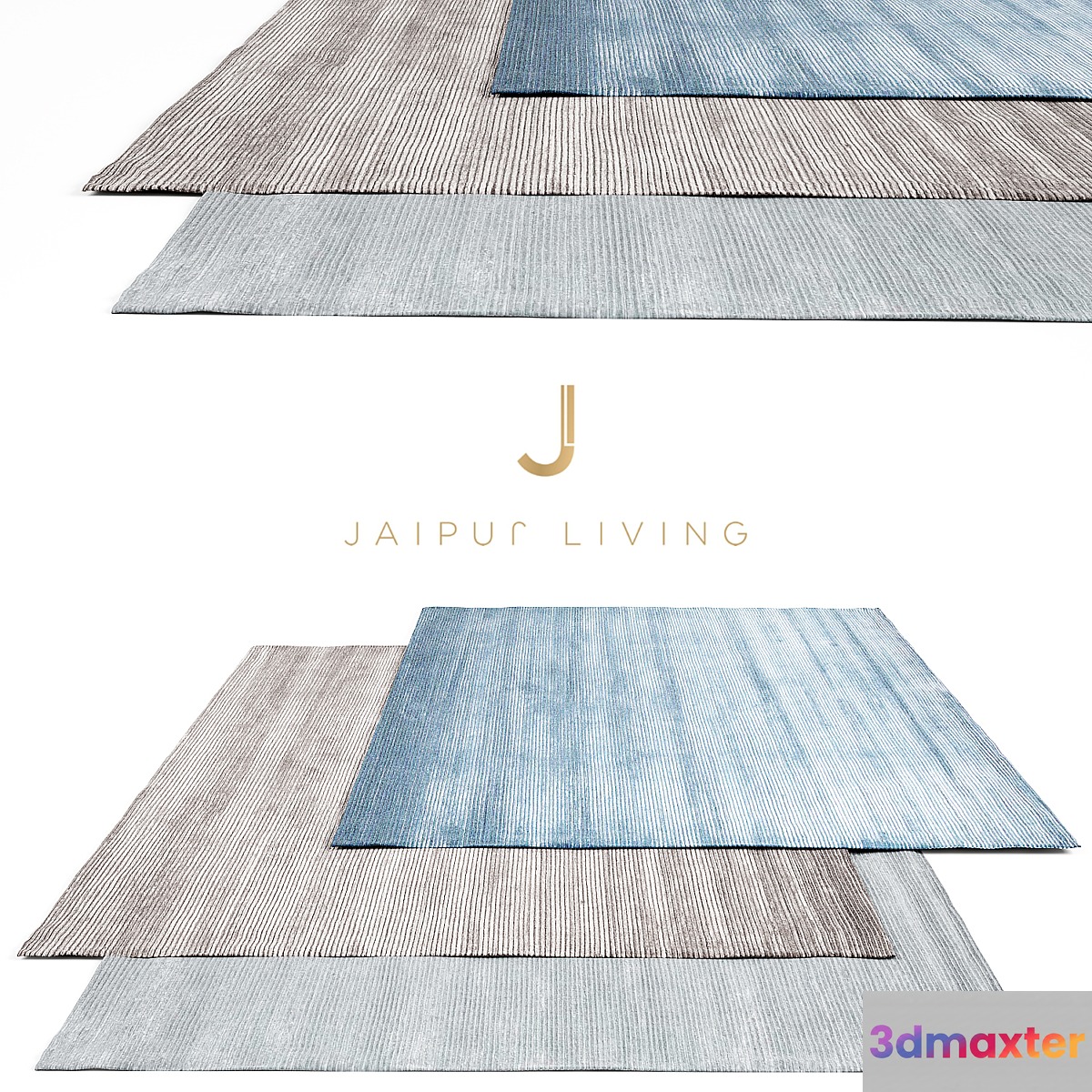 Jaipur Living Basis Rug Set 3D Max