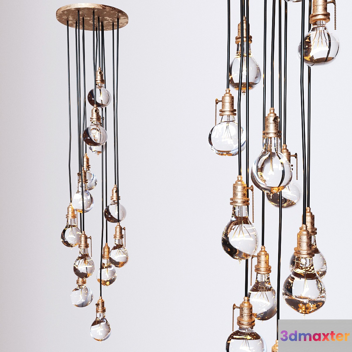 Loft Design chandelier - No.3