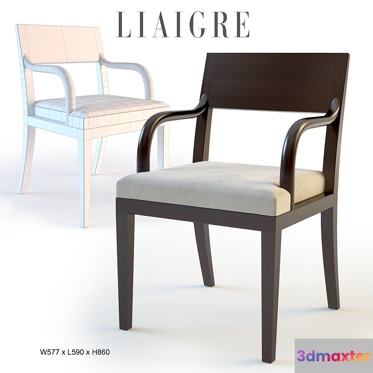 Christian Liaigre Olon Chair 3D Max