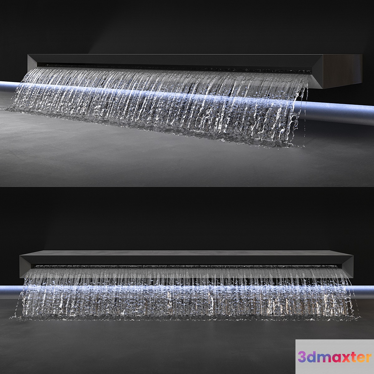 Waterfall - No.2 3D Max