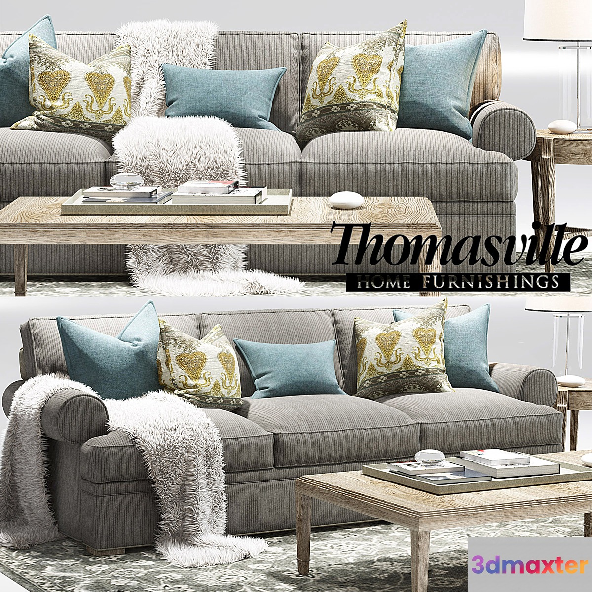 Thomasville Jessie sofa_Elements Long Sofa - No.2
