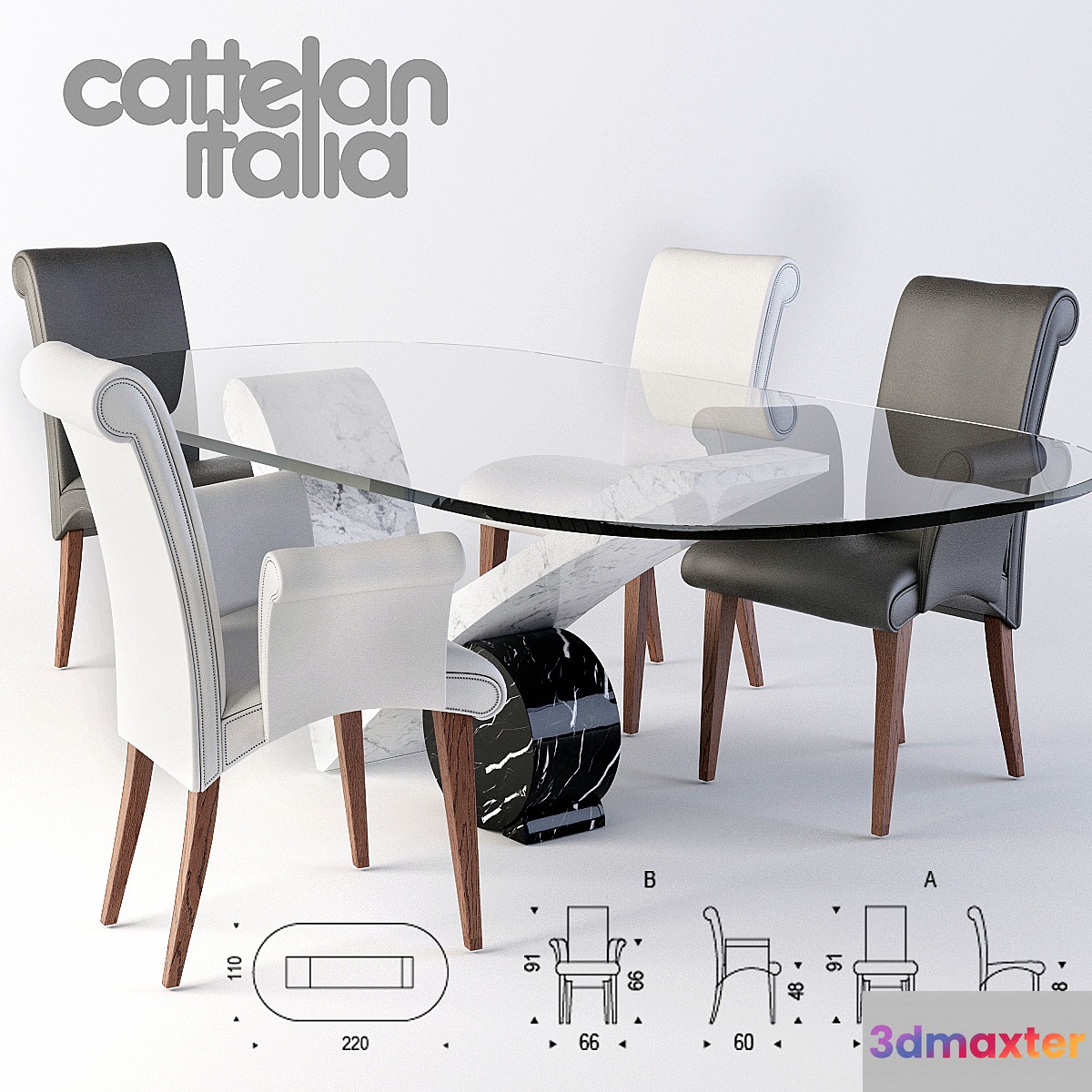 Cattelan Italia Lulu 3D Max