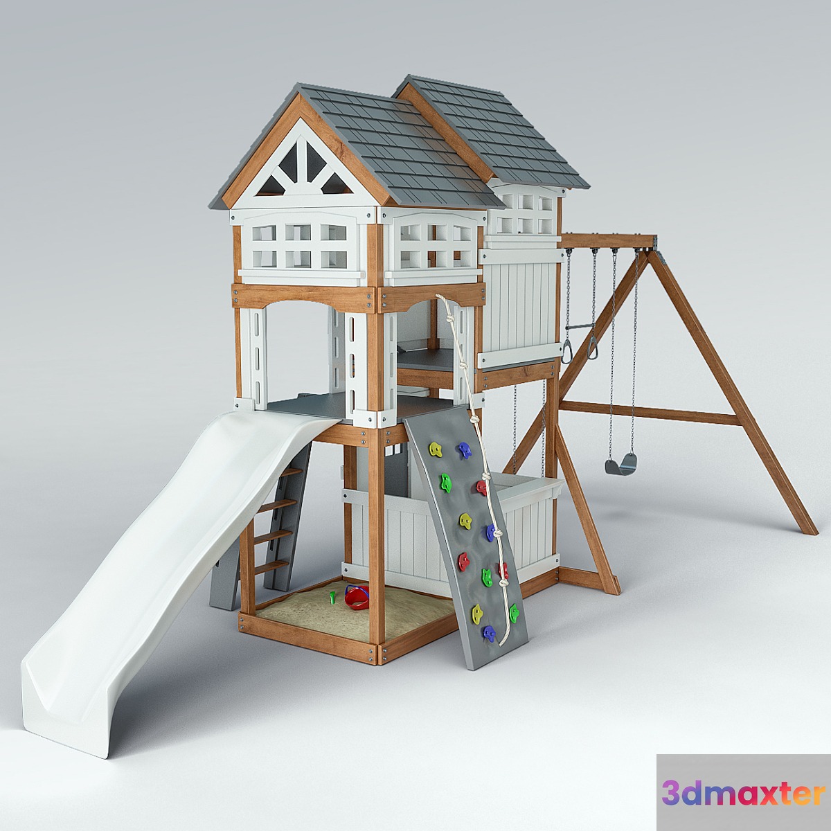 Suncast Vista Hybrid Play Set WRP7000D 3D Max