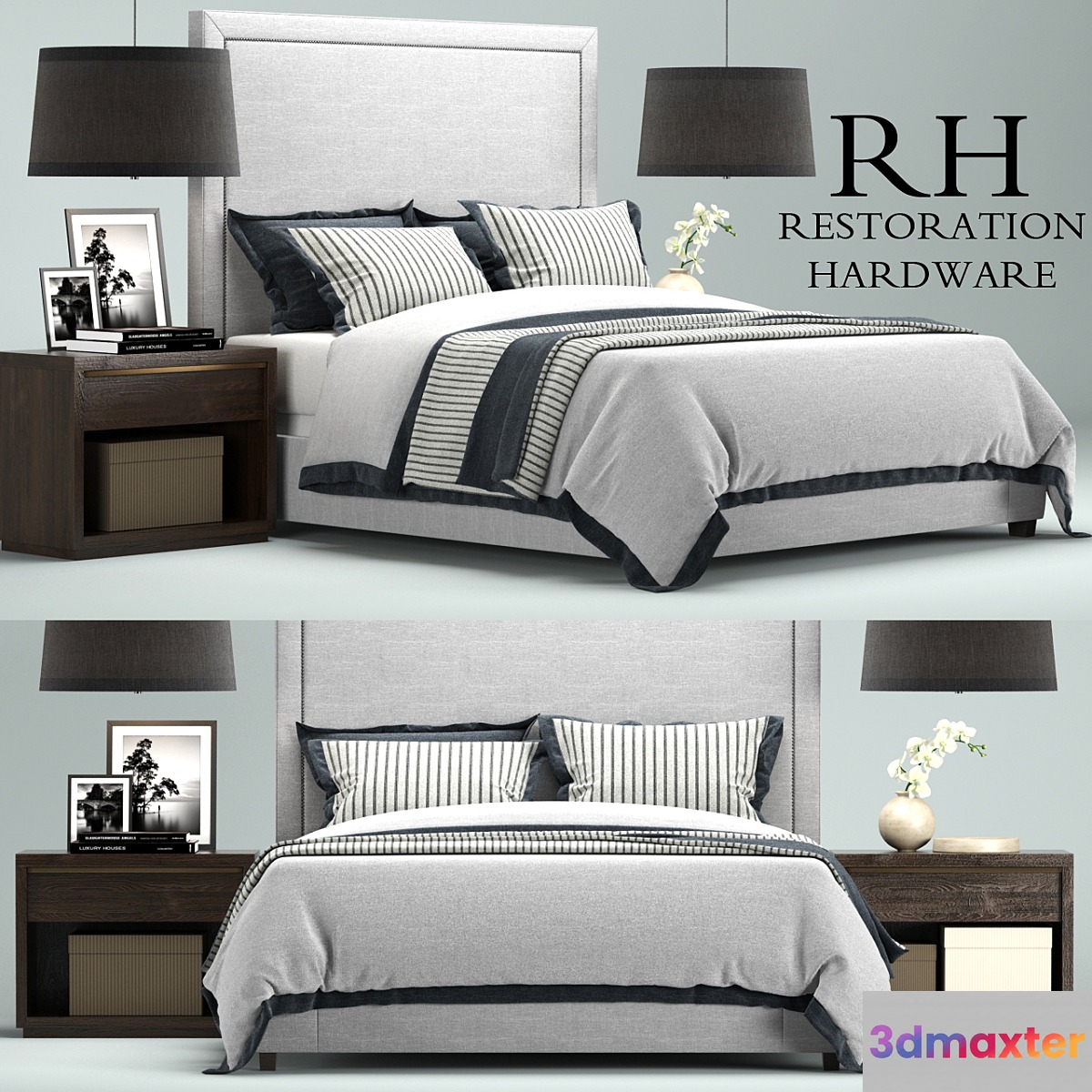 Restoration Hardware Wallace Upholstered bed - No.3