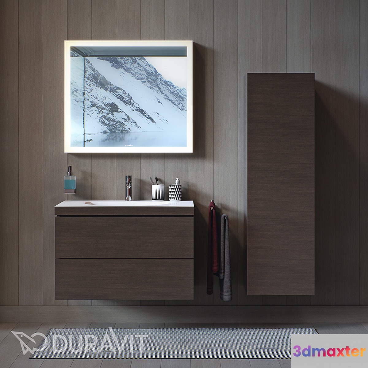 DURAVIT - L-CUBE C-BONDED