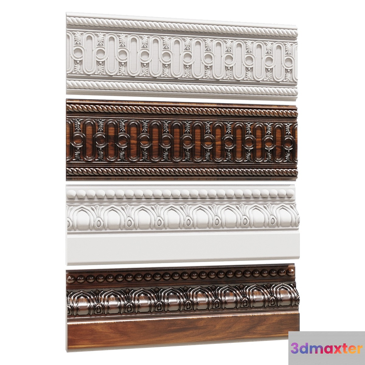 Set stucco moldings. - No.2