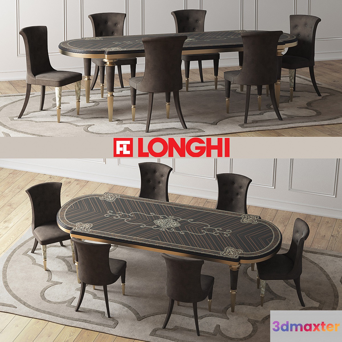 LAYTON Wooden Table & MARION Chairs