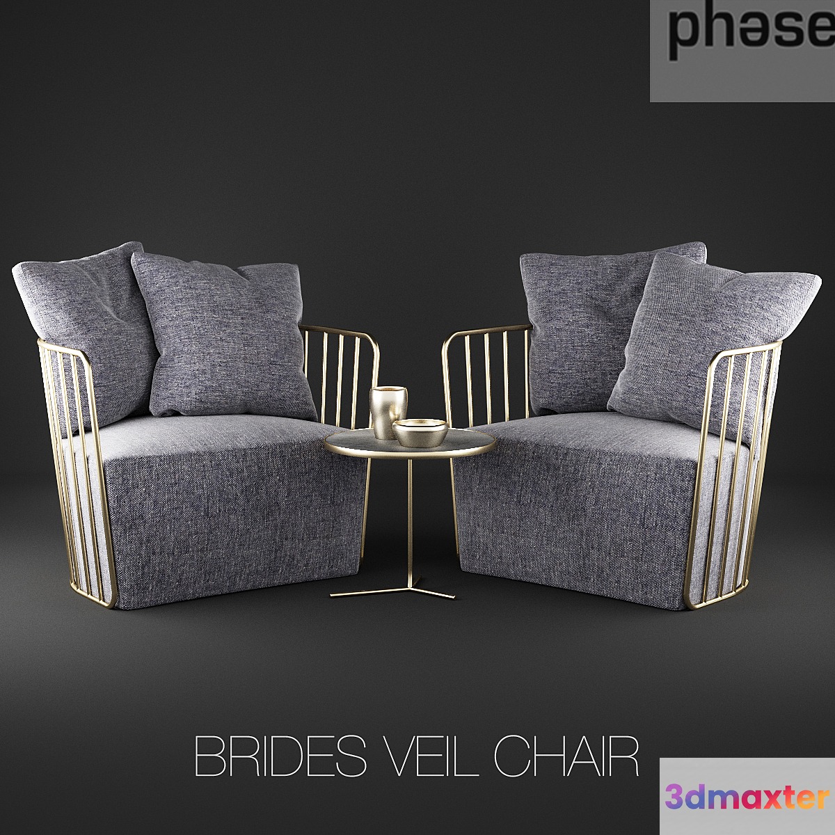Phase armchair Brides Veil 3D Max