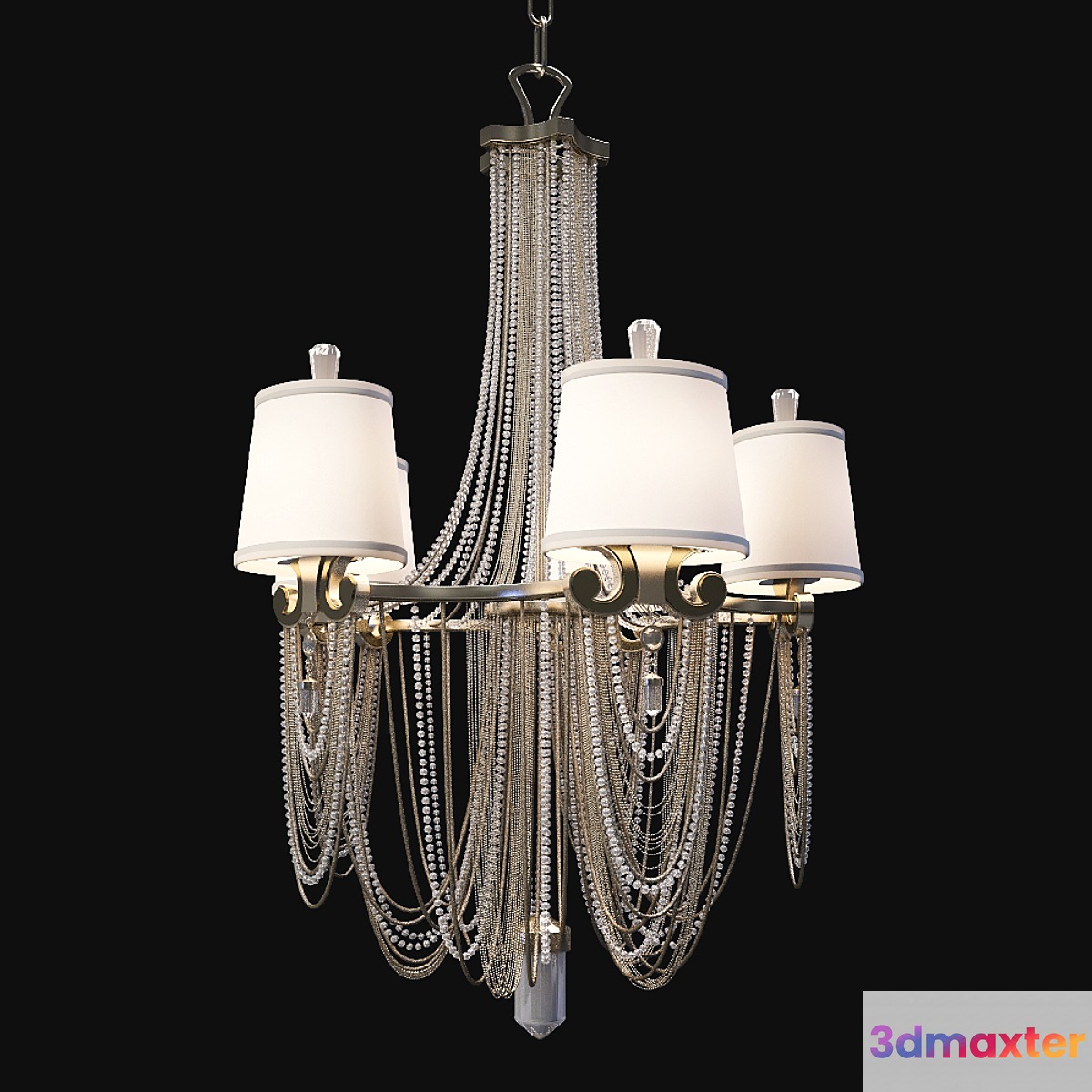 Corbett Lighting Five Light Chandelier