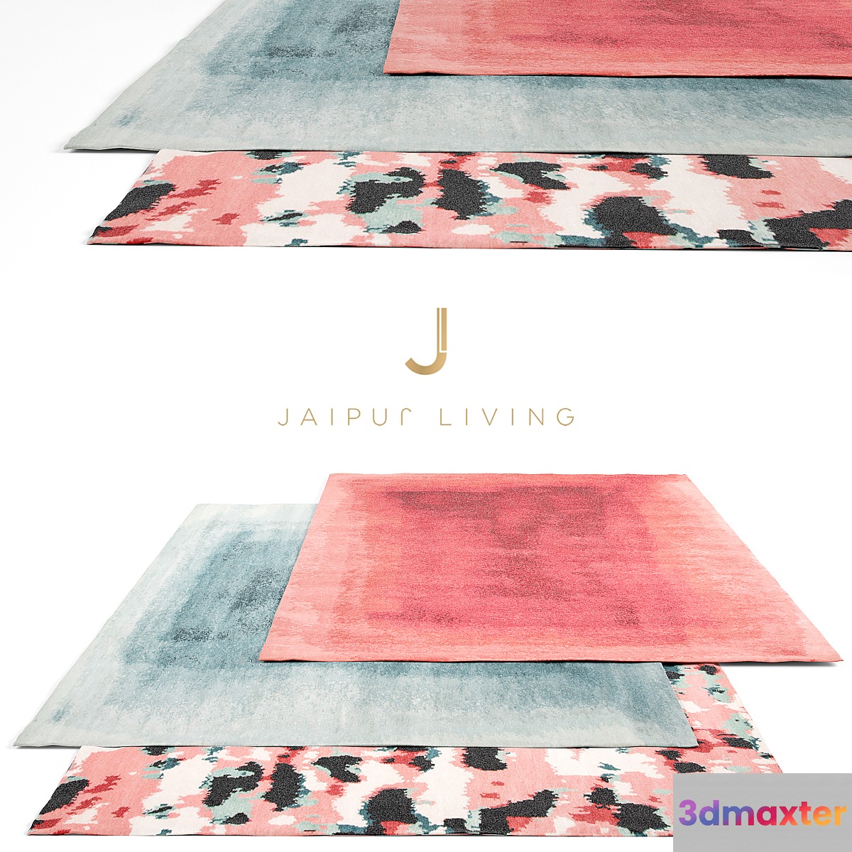 Jaipur Living Luxury Rug Set 3 3D Max