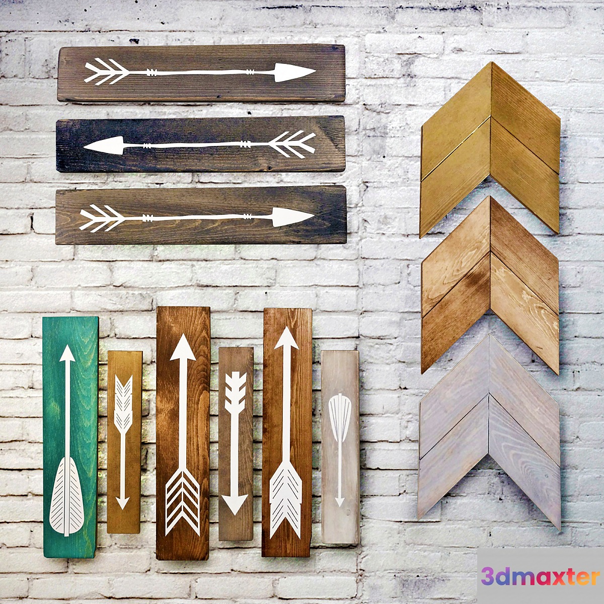 Wooden panels. Collection 18 3D Max