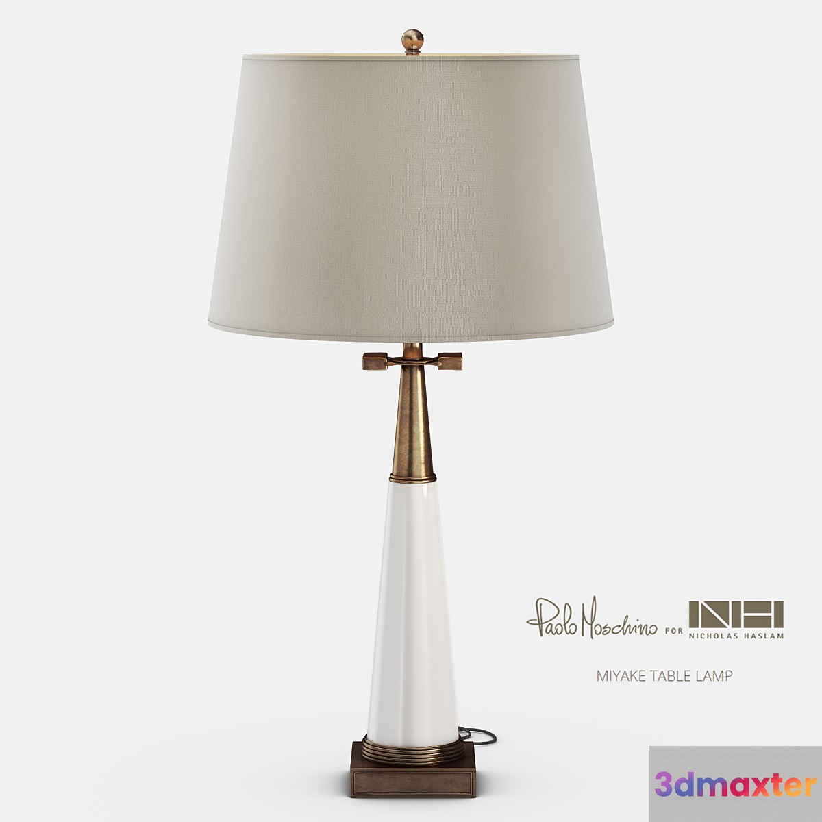 Nicholas Haslam Miyake Table Lamp 3D Max