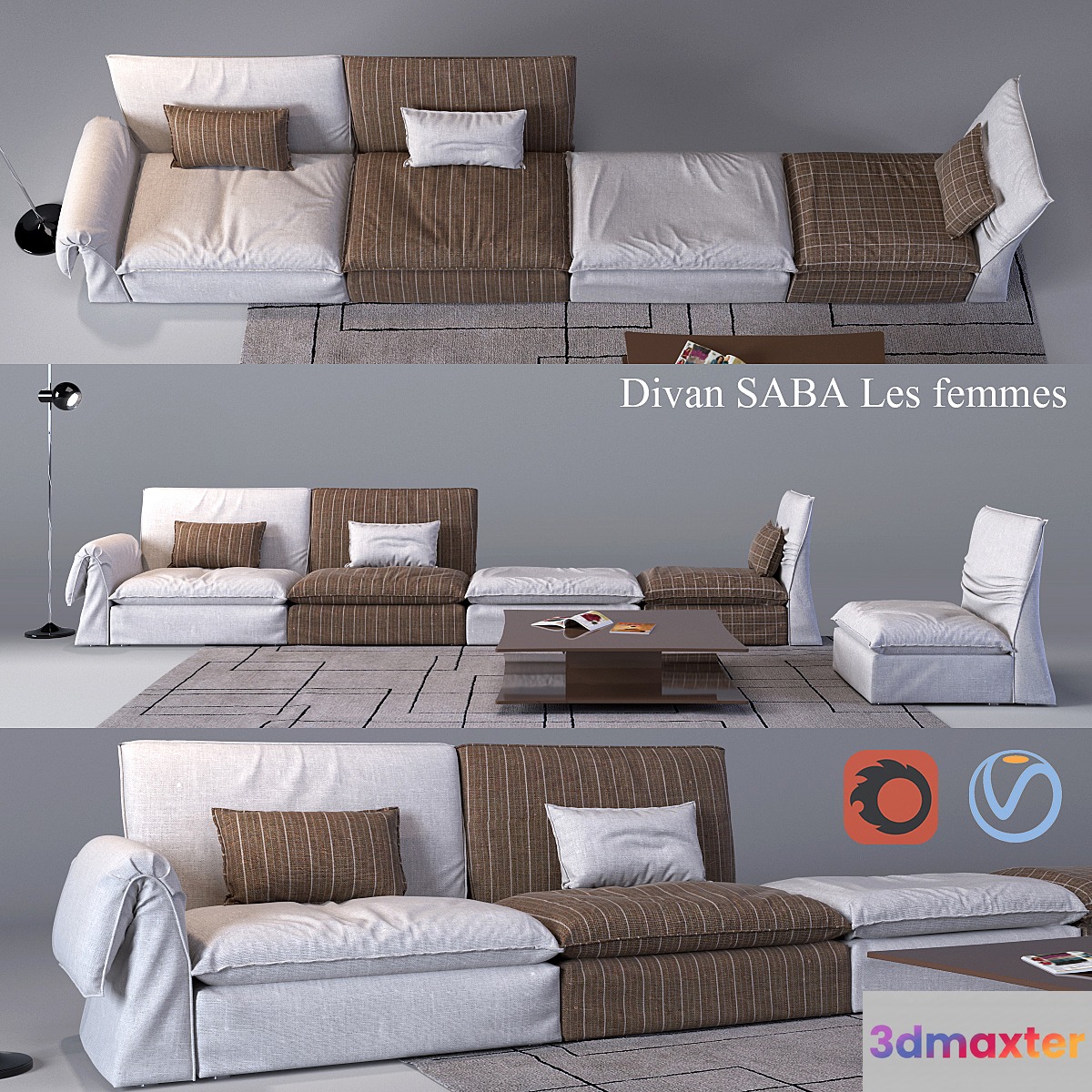 Saba Les Femmes 3D Max