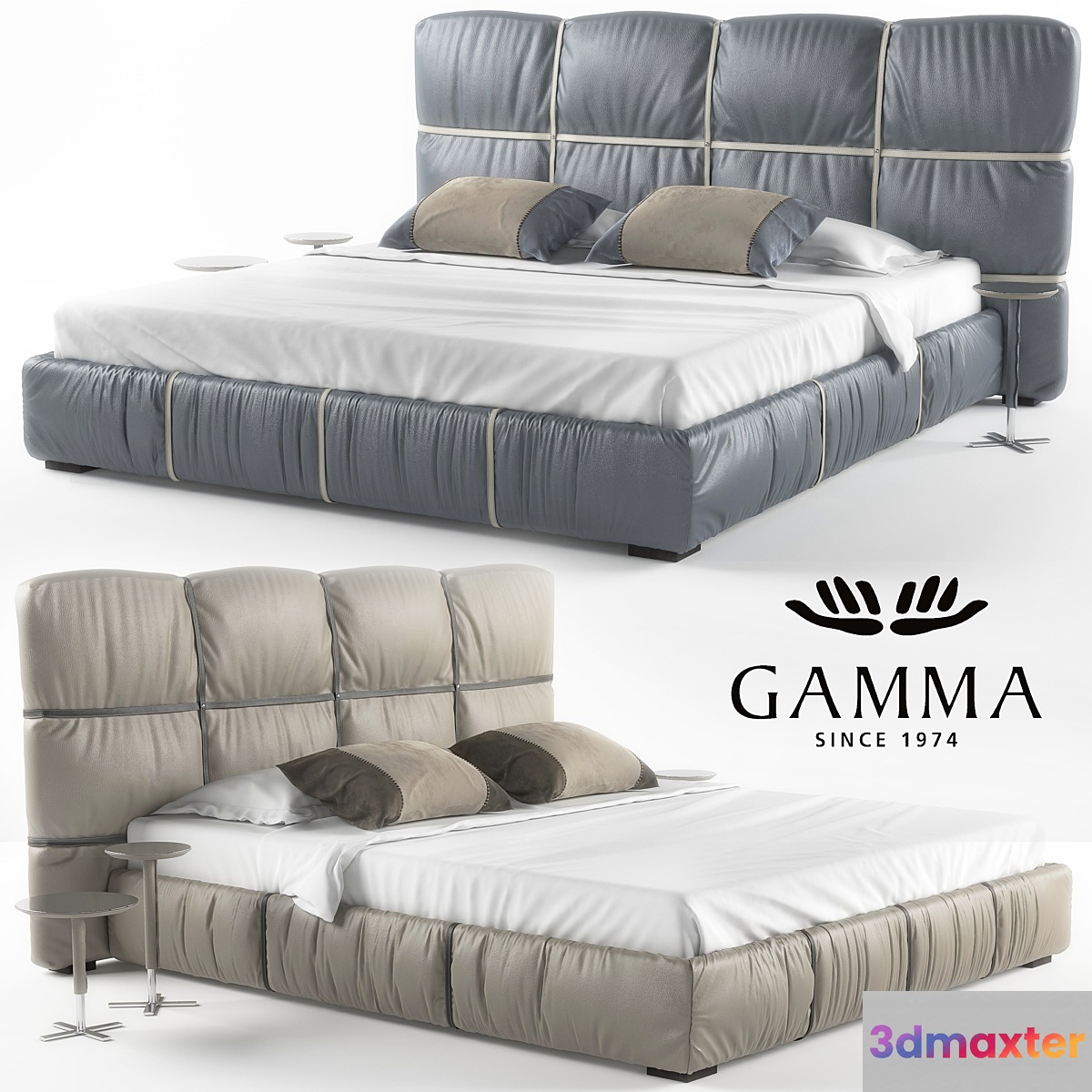 Bed CROSSOVER NIGHT 3D Max Bed CROSSOVER NIGHT 3D Max