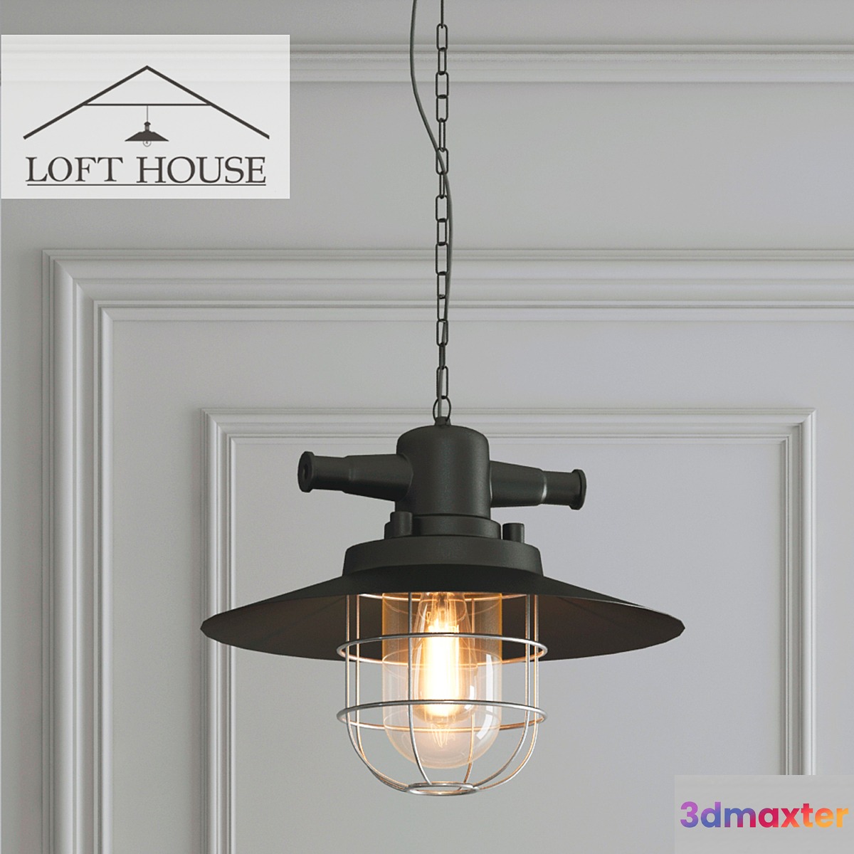 Hanging lamp LOFT HOUSE P-189 3D Max