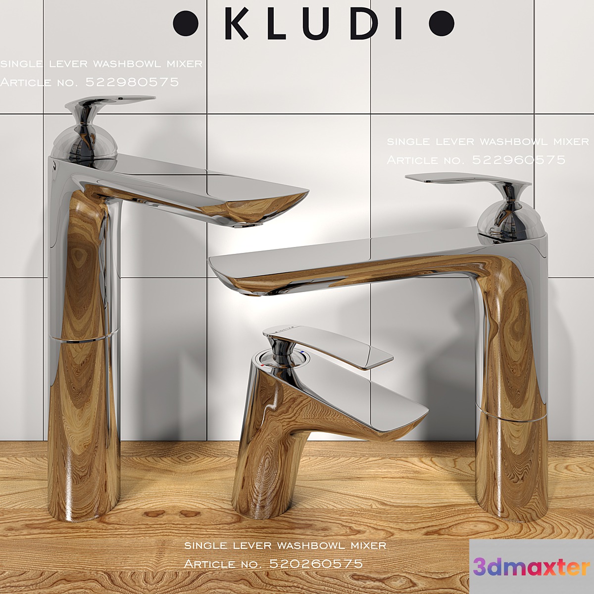 A collection of mixers series KLUDI Balance part 2 - No.2 3D Max