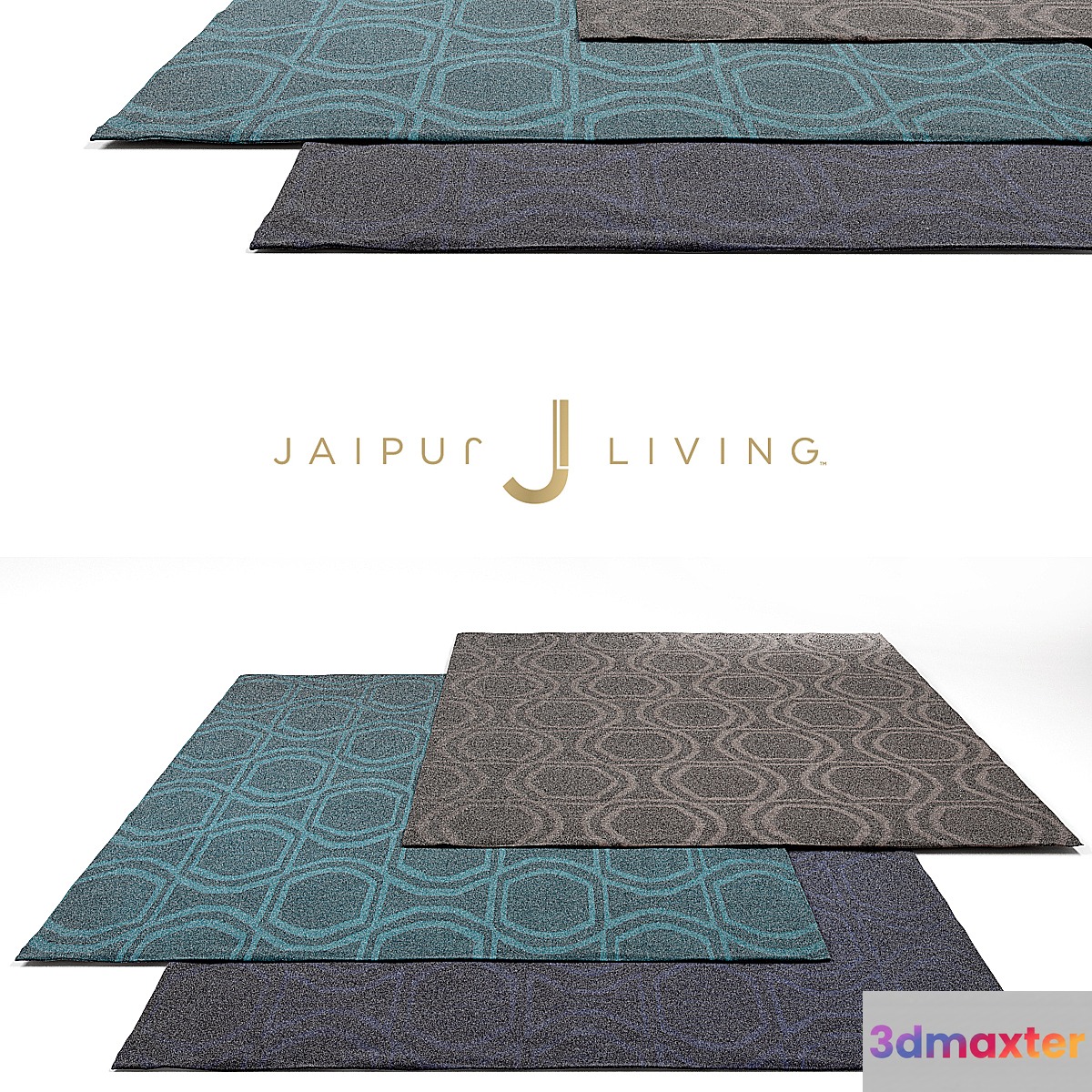 Jaipur Living Solid Rug Set 3 - No.2
