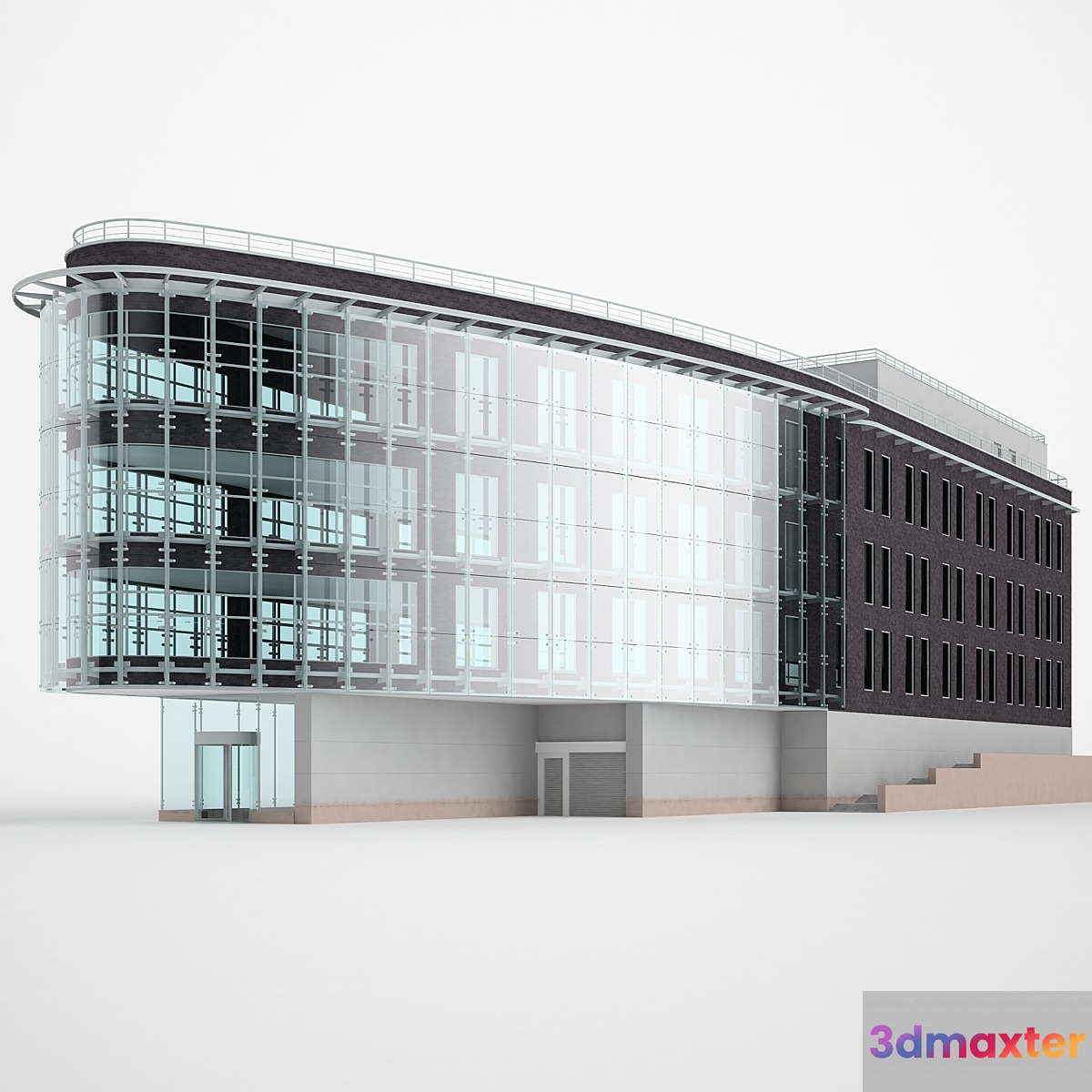 The building of Moscow Street. Garden-Karetnaya 3str1 3D Max