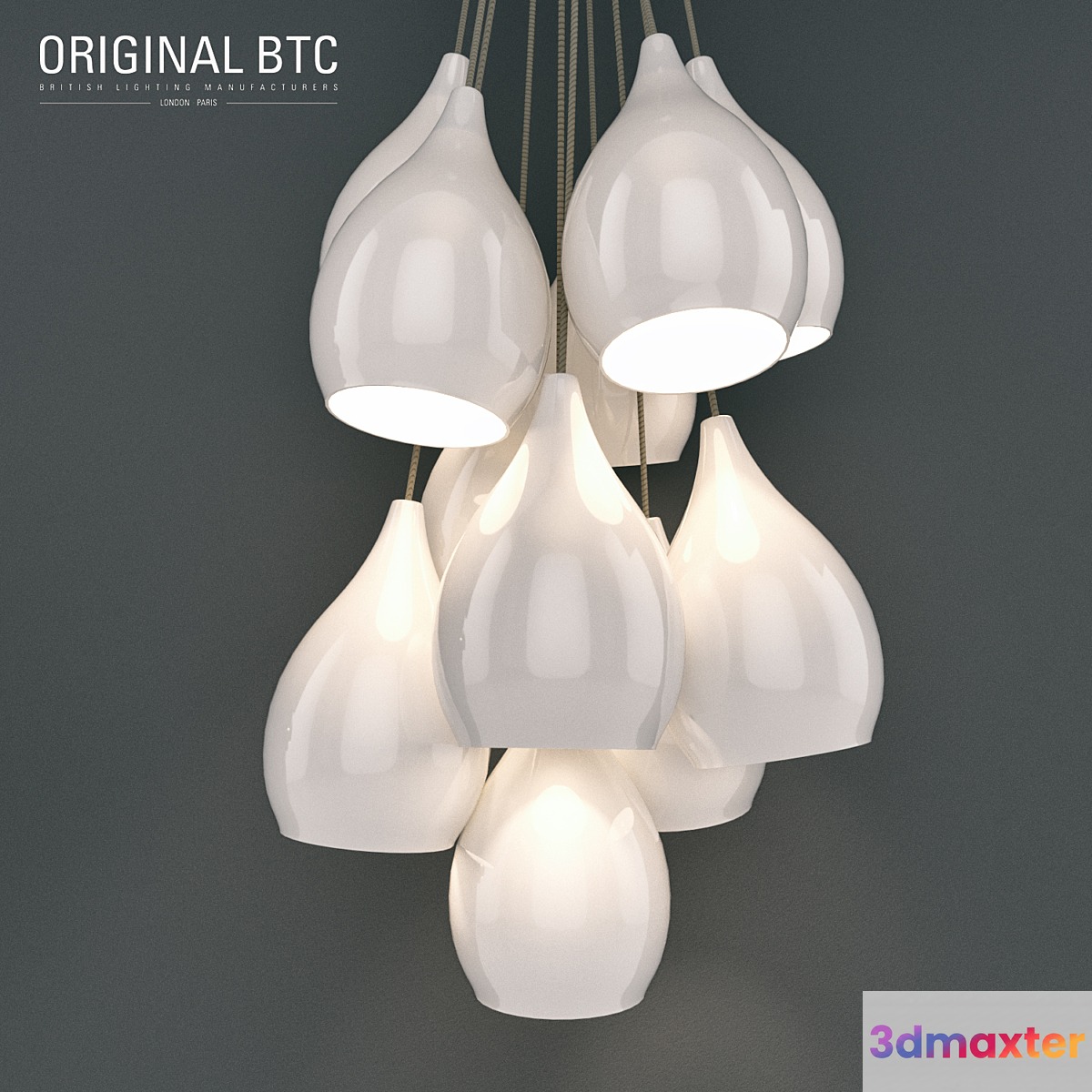 BTC Original Drop One Grouping Of Eleven Pendant Light