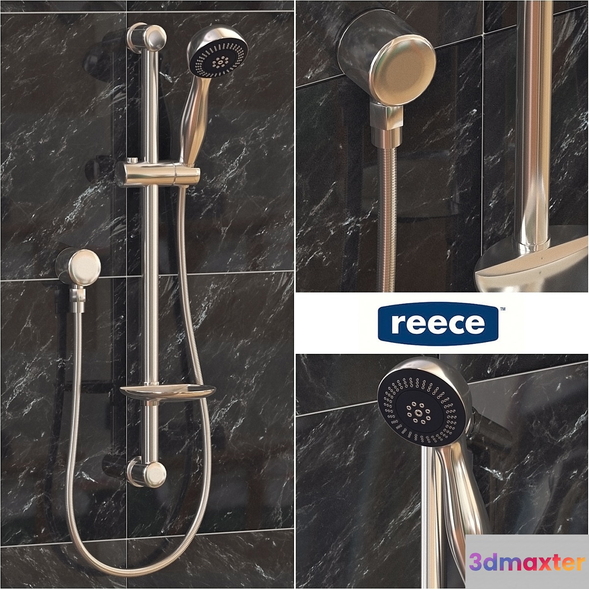 Shower system REECE Posh Bristol F5 3D Max