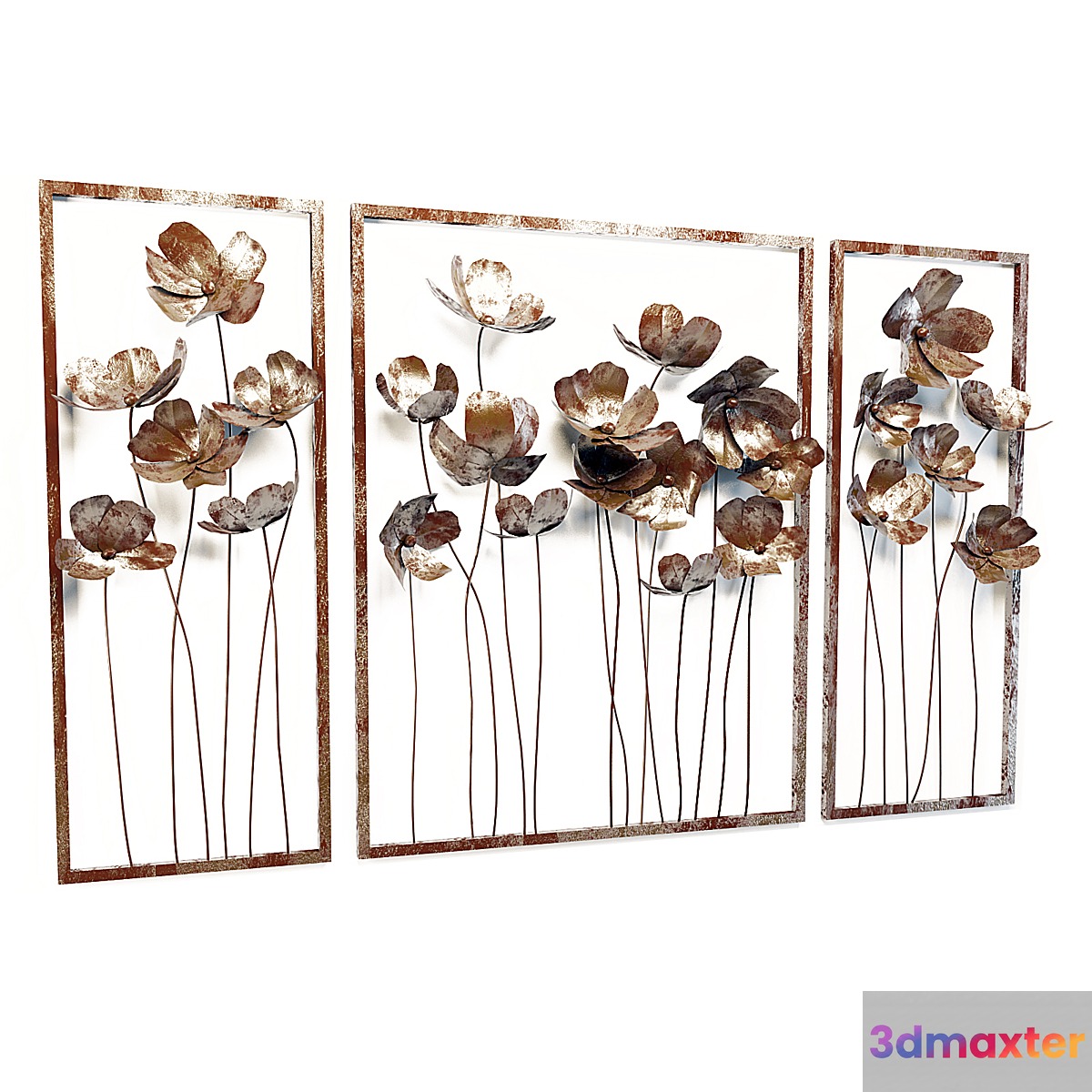 Uttermost _ Metal Tulips Wall Art Set _ 3