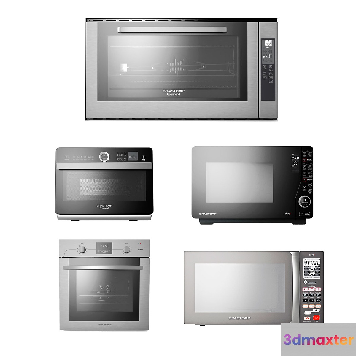 5 Whirlpool Brastemp Ovens