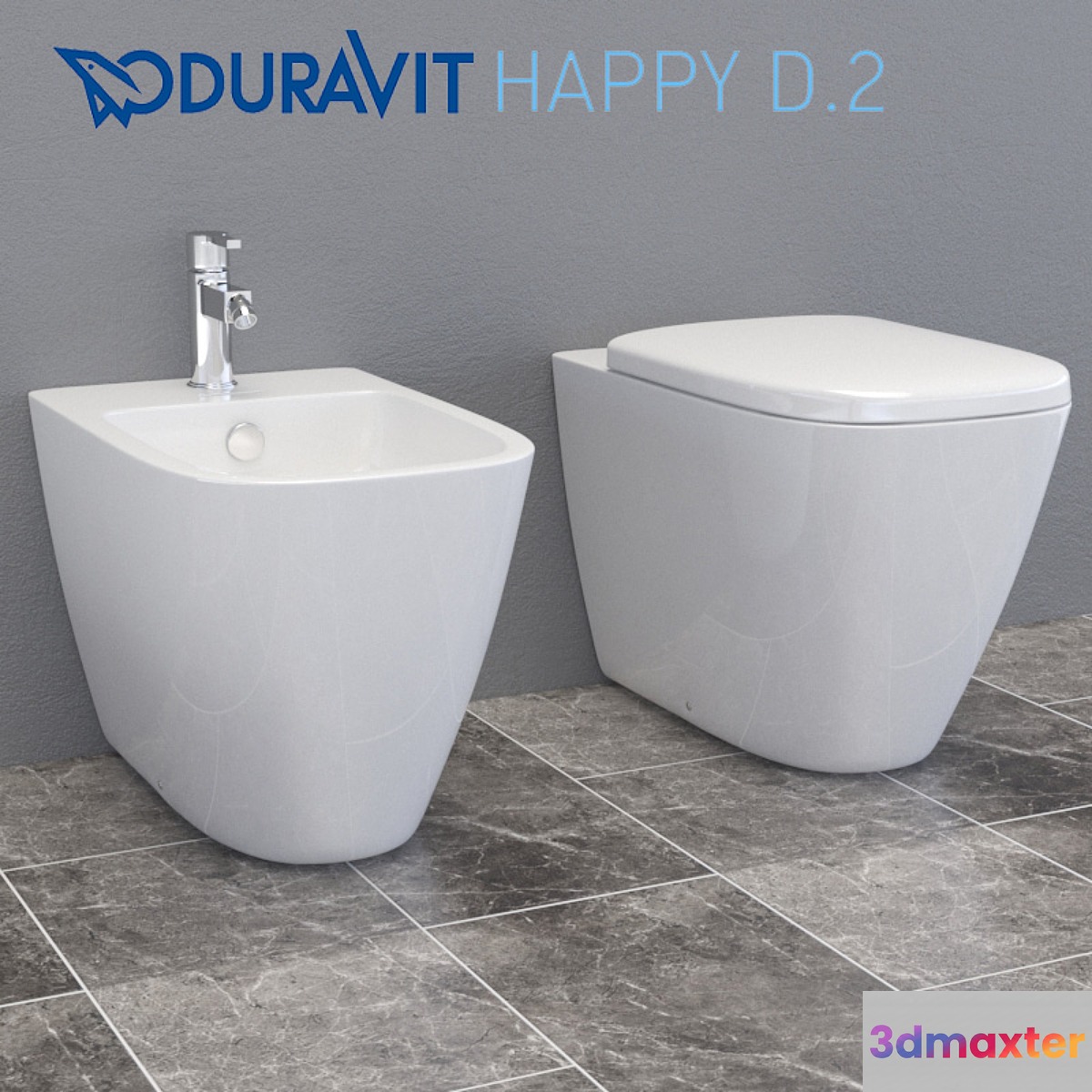 Duravit HAPPY D2 3D Max