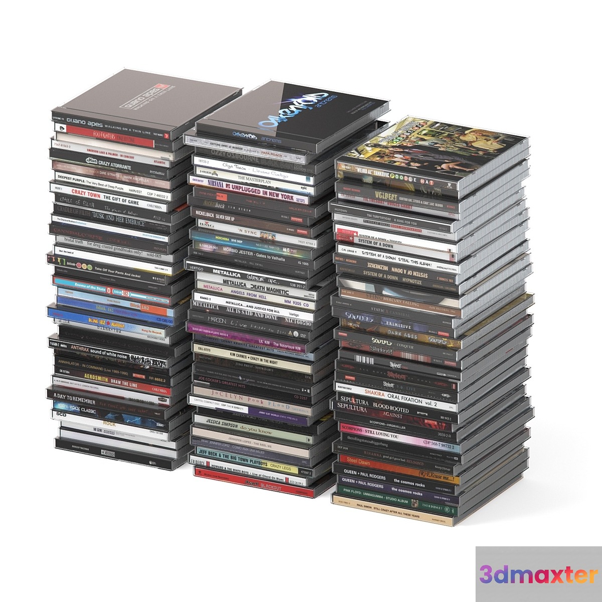 100pcs CD discs 3D Max