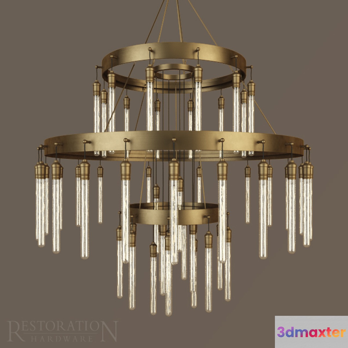 RT AXIS THREE-TIER CHANDELIER