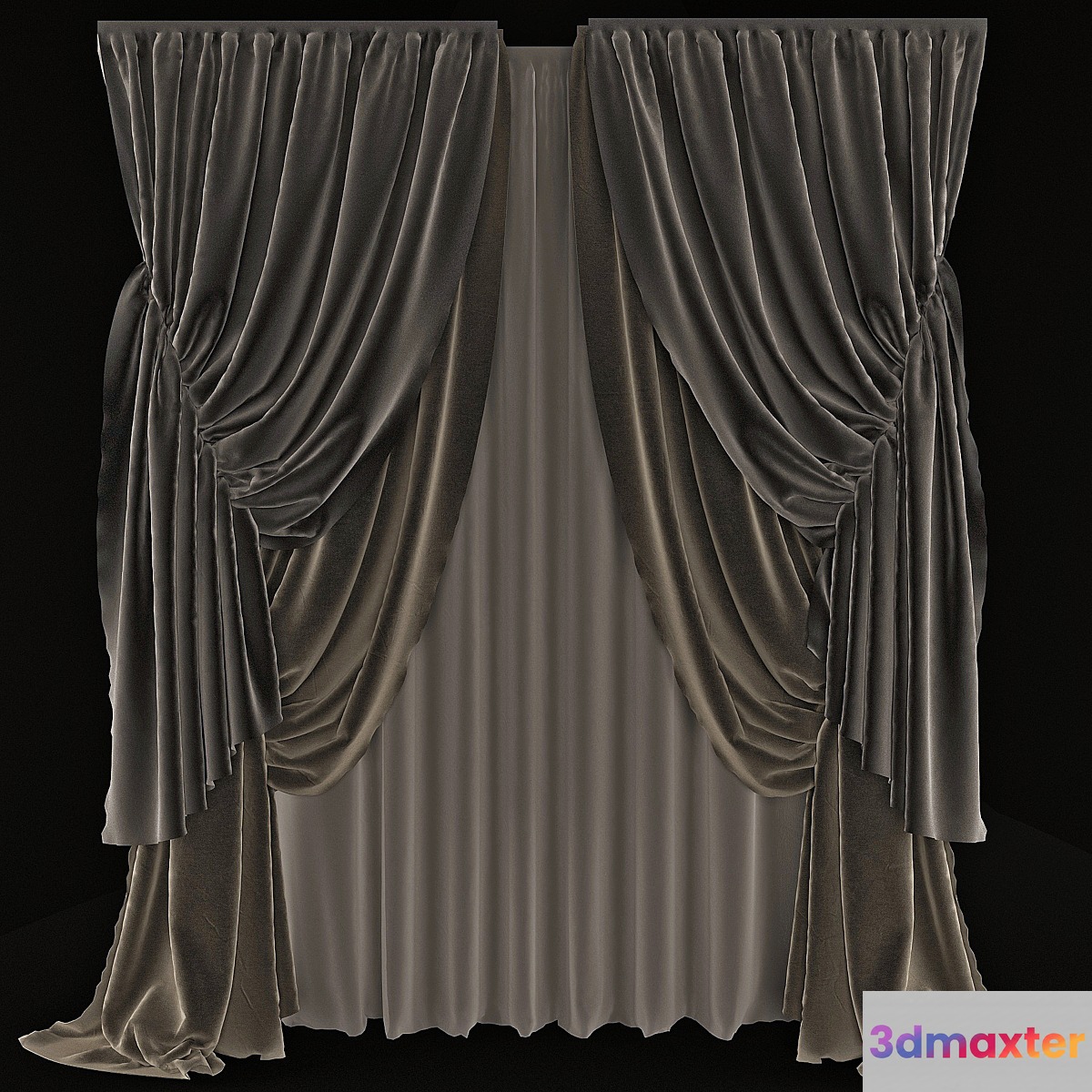 Curtain - No.10 3D Max