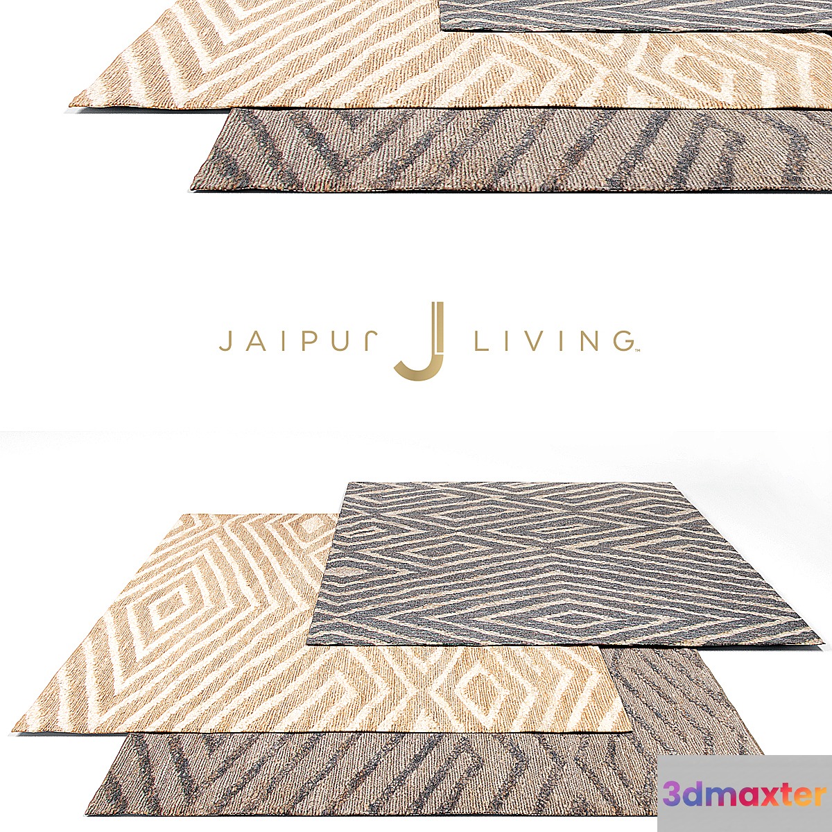 Jaipur Living Solid Rug Set 5