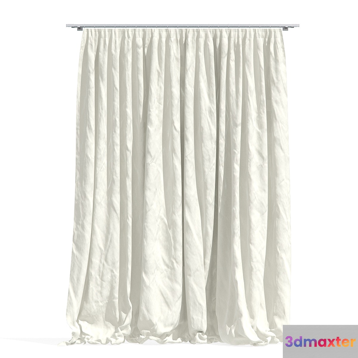 Curtains wrinkled 38 3D Max