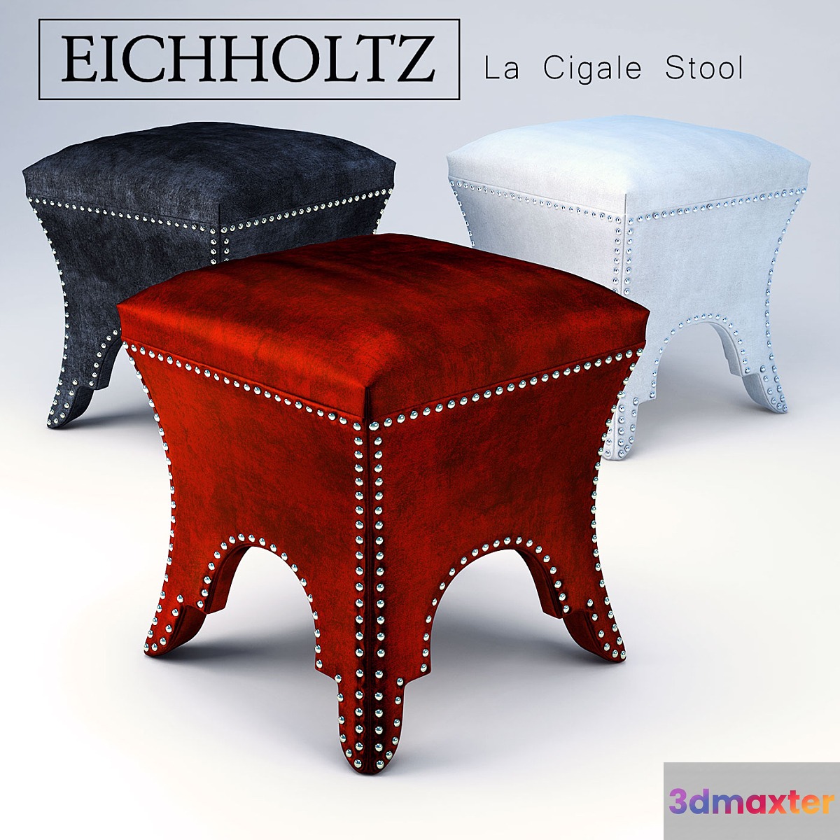 Eichholtz La Cigale Stool 3D Max