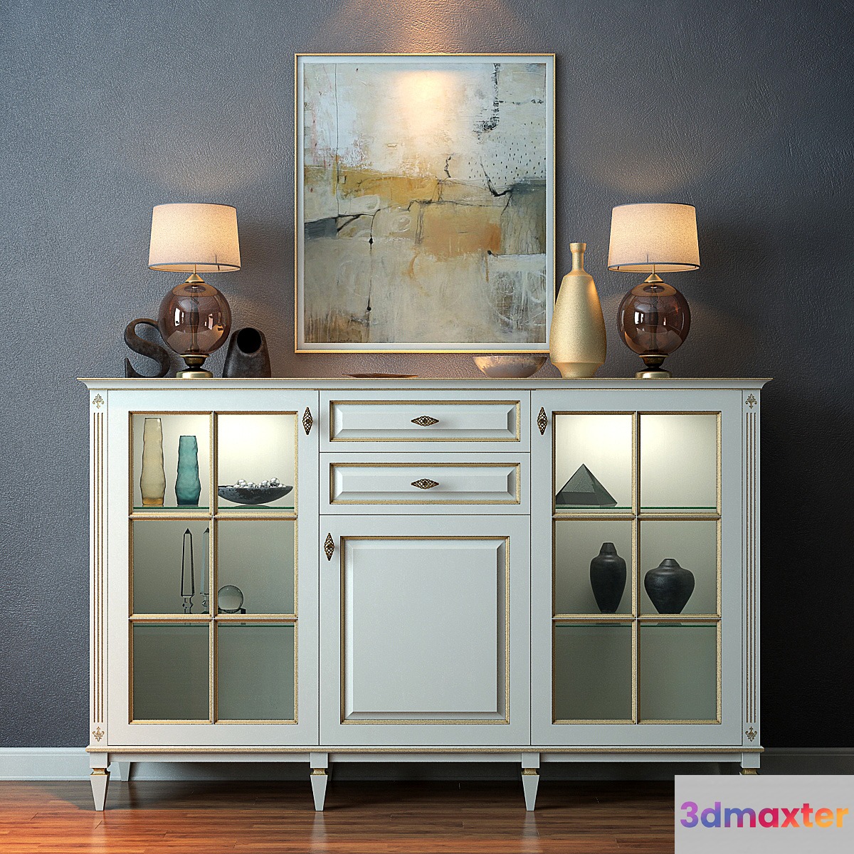 Cara Hardwood Console Big - No.2
