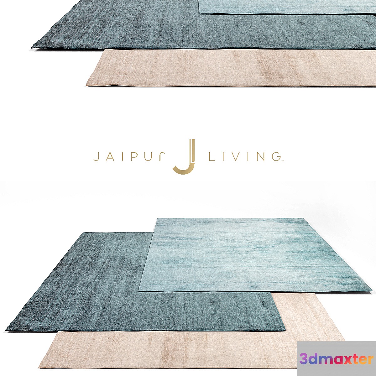 Jaipur Living Luxury Rug Set 4 3D Max
