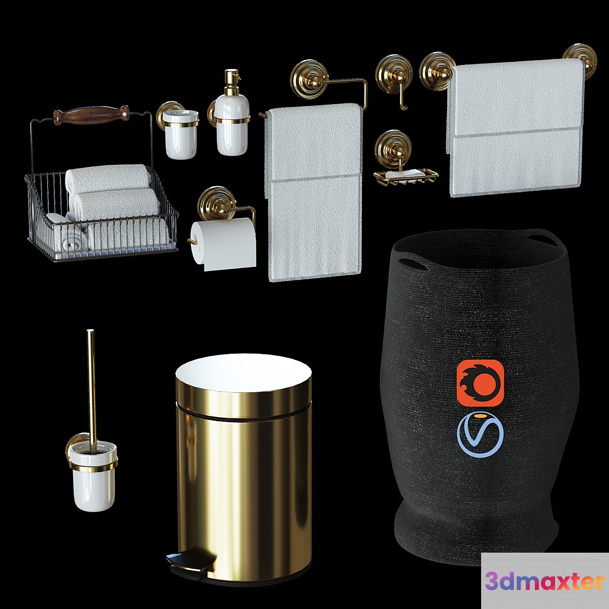 Set for bathrooms