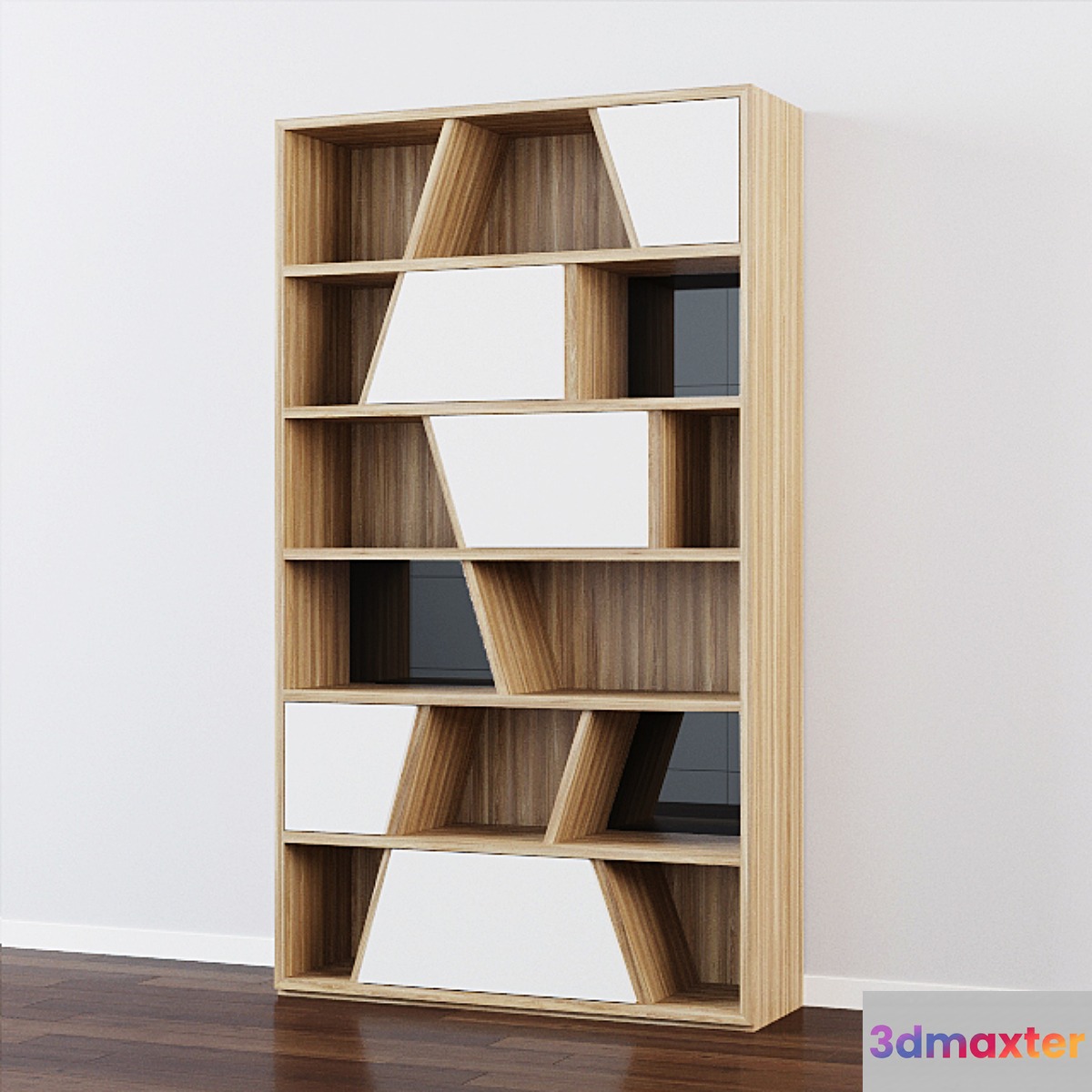 Bookshelf 0001 3D Max
