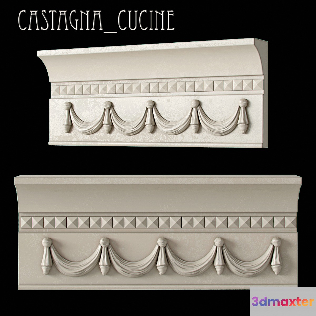 Castagna Cucine Maryrose decor element 3D Max