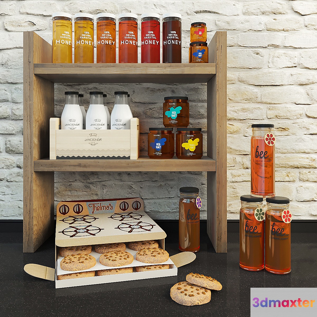 Honey set 3D Max