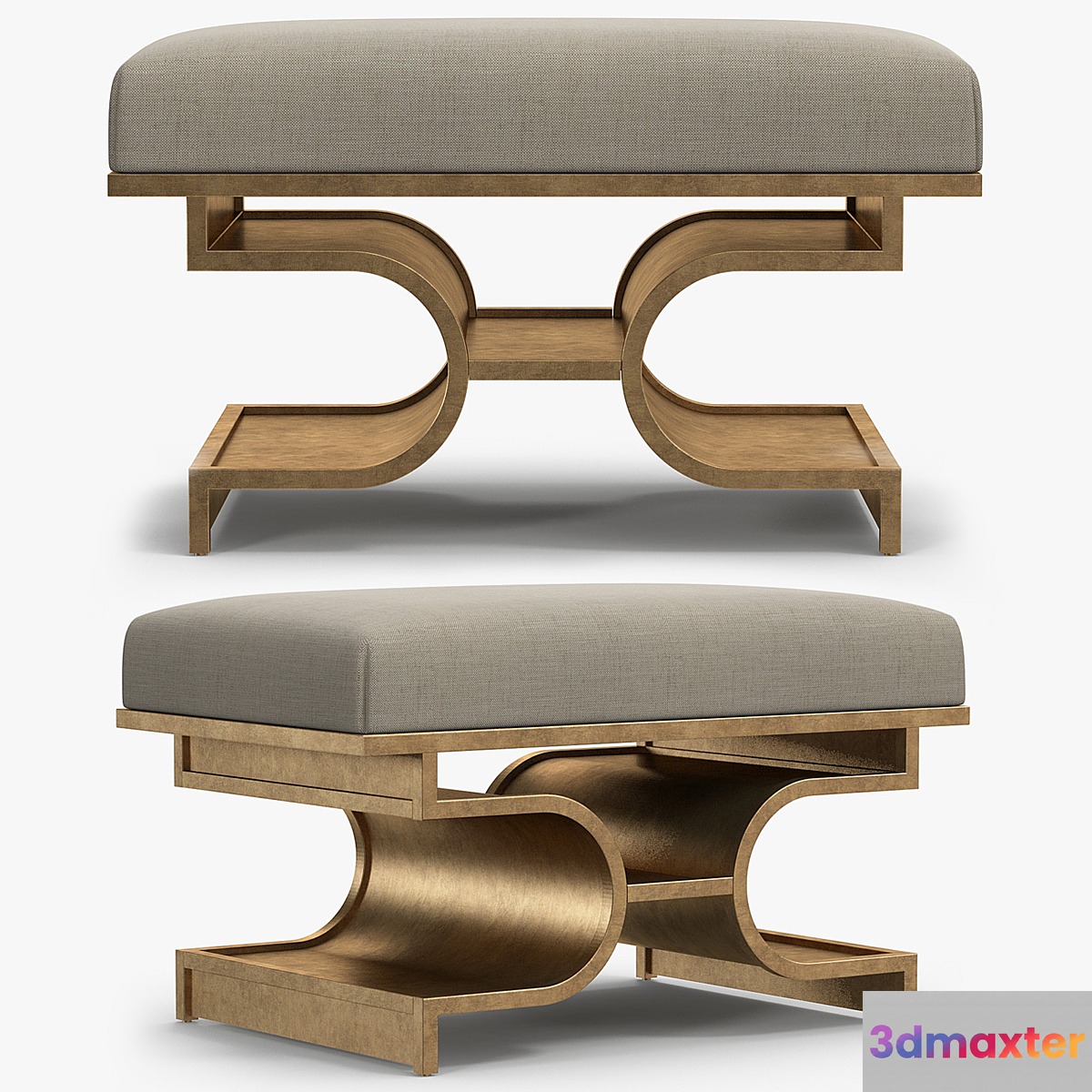 Sherrill Canet - Carlton bench 3D Max