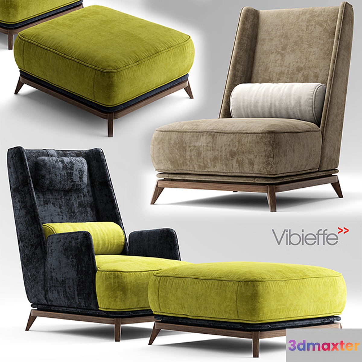 Armchair Vibieffe OPERA Armchair 3D Max